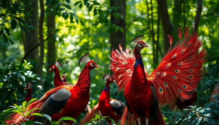 Are Red Peacock Real