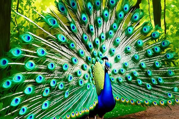 Why Peacocks Spread Their Feathers